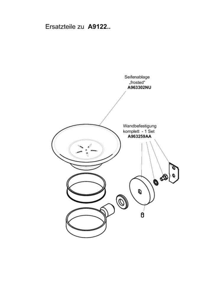 A9122AA Мыльница с держателем Ideal Standard IOM - Вид №2