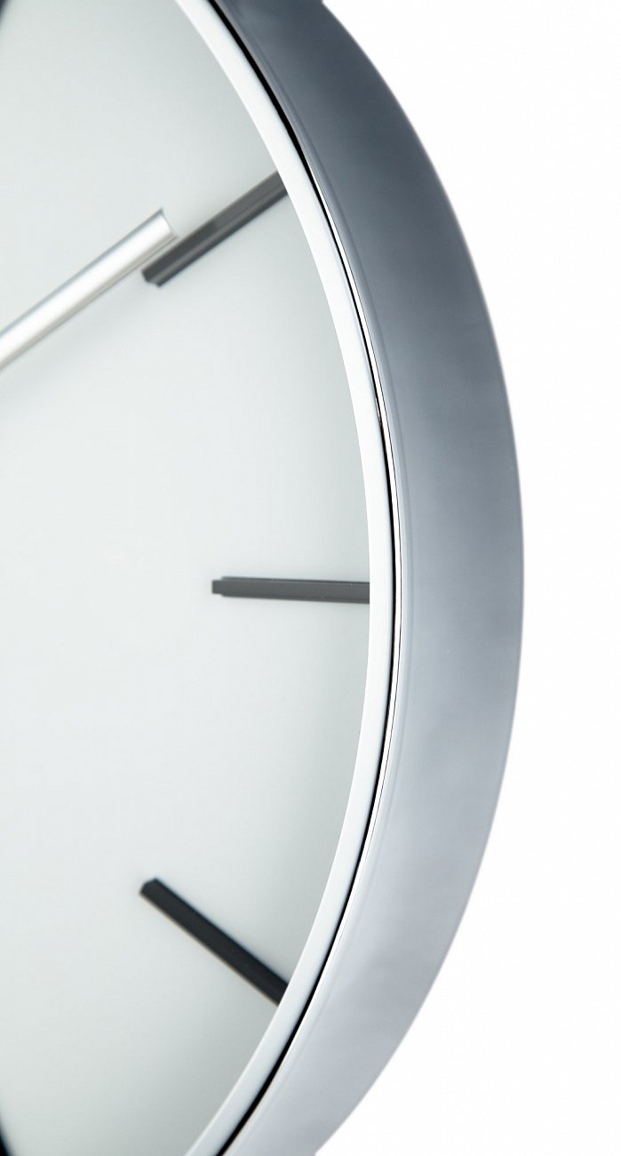 Часы настенные серебристые Tomas Stern 4004S TOMAS STERN ДИЗАЙНЕРСКИЕ 00-3872674 Серебро  - Вид №1