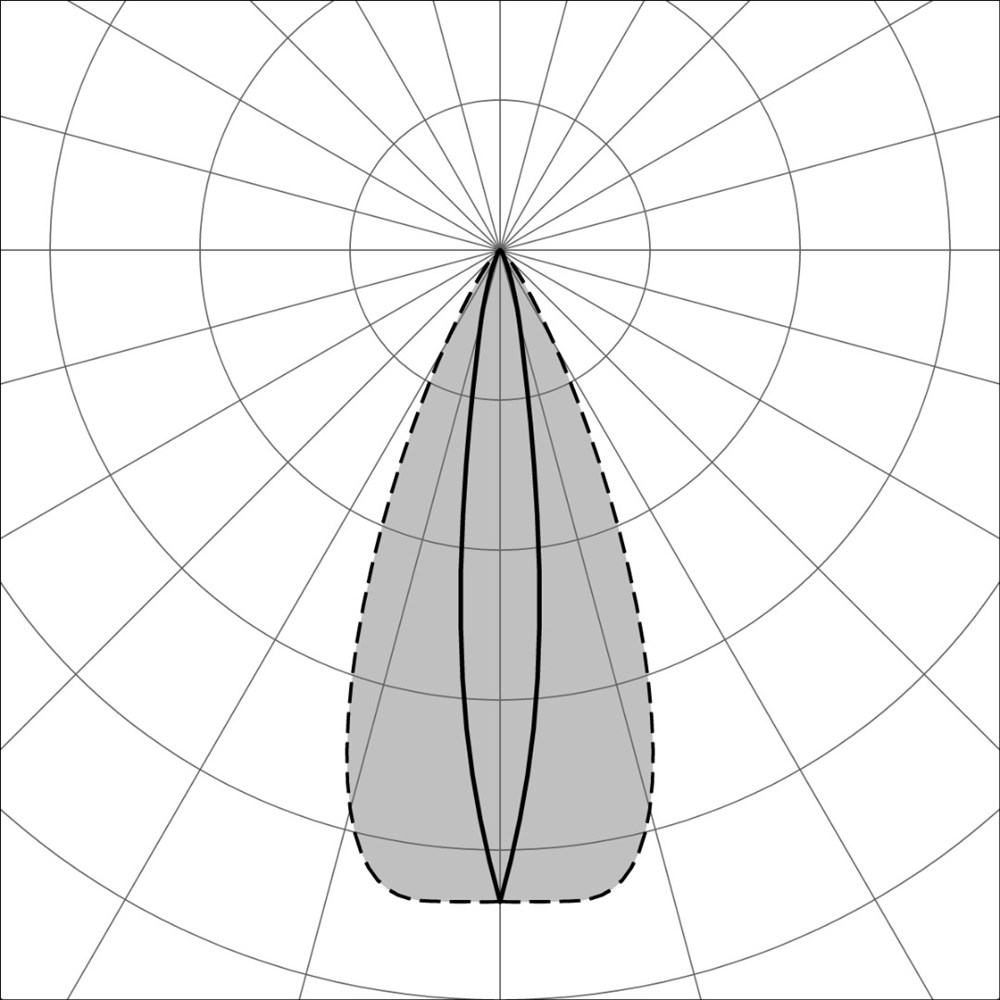 MaxiTratto Wall PB 300 Ghidini MaxiTratto Wall PB .05 Темно-Cерый (Матовый)  - Вид №3
