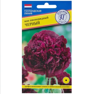 Мак пионовидный махровый «Чёрный» 81931636 STLM-2084260