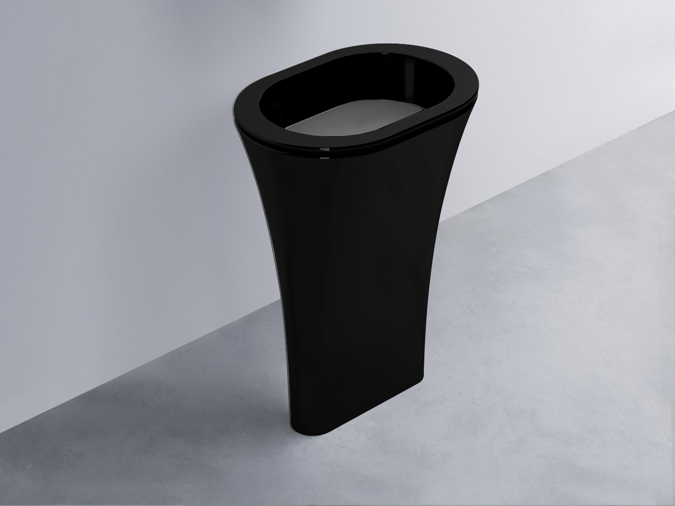 AMLA65-N+AMPILO-CM+AMCOLO-N Раковина Amedeo Ovale отдельностоящая cielo Enjoy + Amedeo Ceramica Cielo