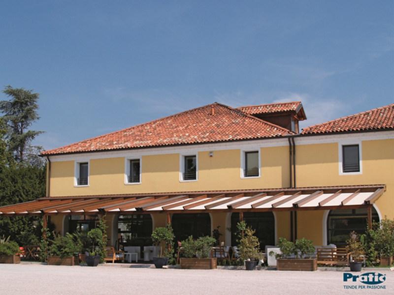 PRATIC F.lli ORIOLI Деревянная пергола с раздвижной крышкой Tecnic sun-id-1351848 - Вид №7