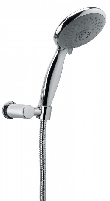 826 / N Душевой набор с регулируемым кронштейном, 3-х функциональный ручной душ и мм. Шланг с двойной блокировкой 1500, конический 1/2 дюйма. Bongio Wellness 826/N