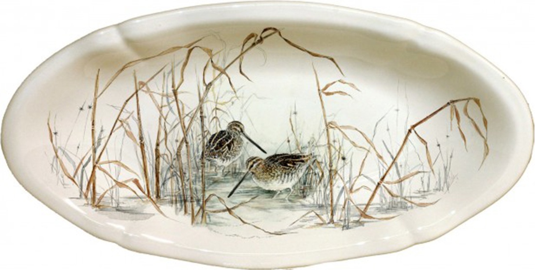 92360 Gien Блюдо овальное Gien Солонь 28см, фаянс Фаянс 