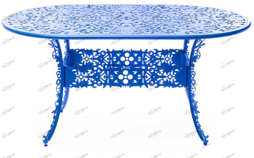 Seletti Овальный садовый стол из алюминия Industry 18688