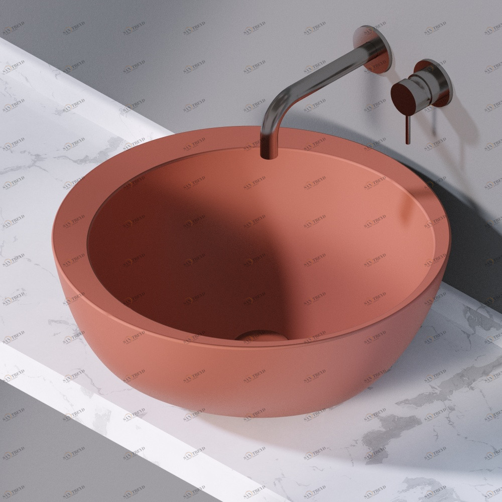 L208142 Накладная раковина на столешницу  круглая A. e T. Italia SPOT AeT ITALIA