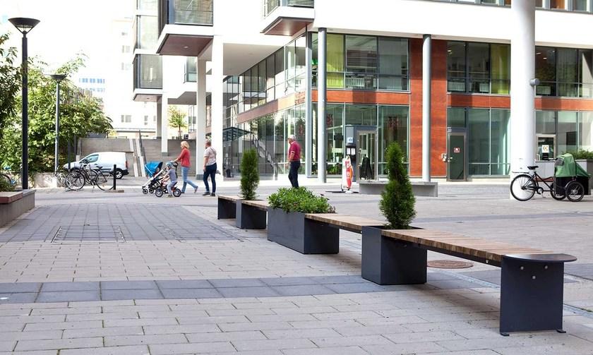 VESTRE Кашпо для общественных мест из оцинкованной стали Vroom sun-id-1398109 - Вид №2