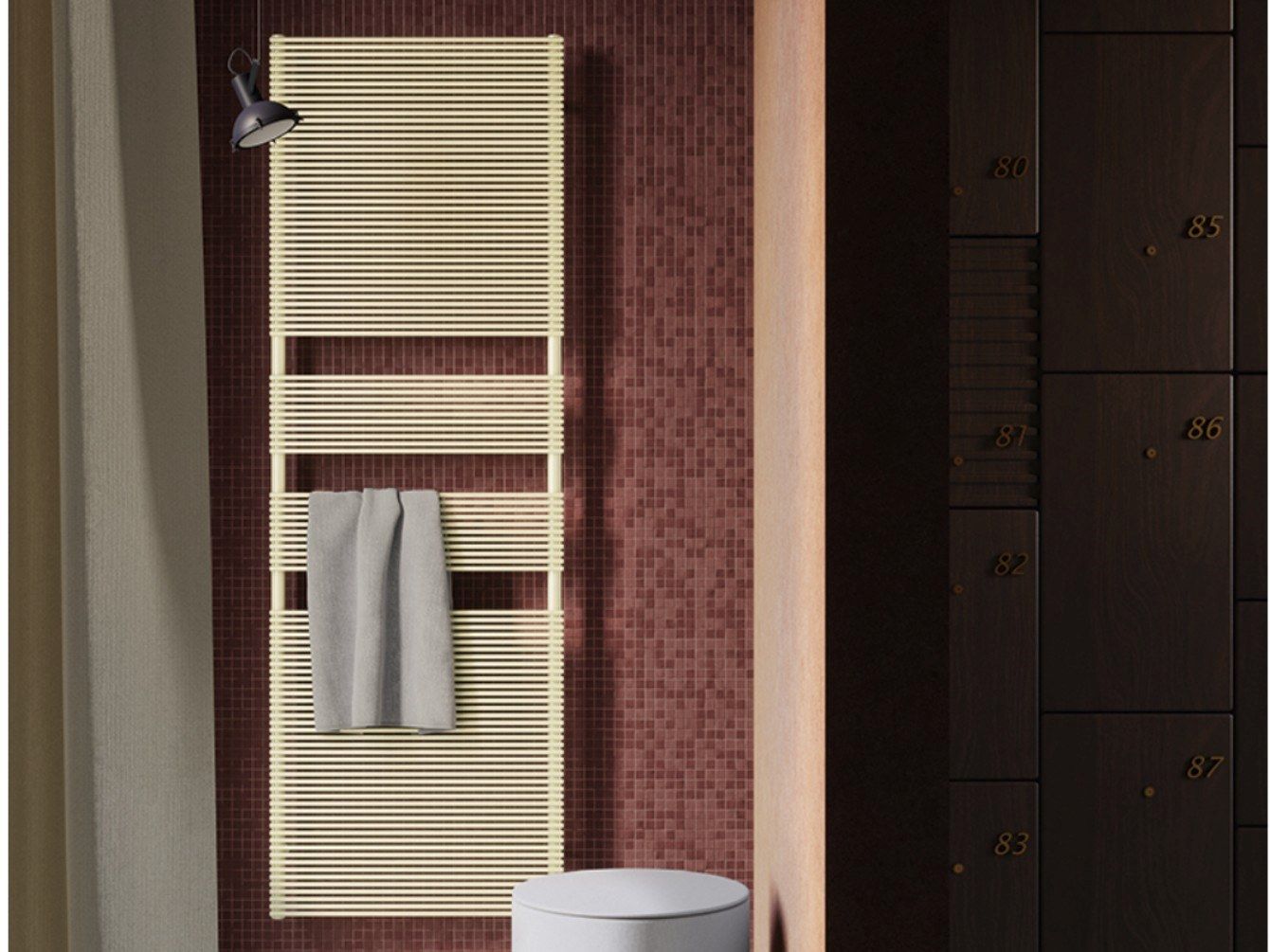 Углеродистая сталь вертикальный полотенцесушитель Tubes основы ARCH-00024387