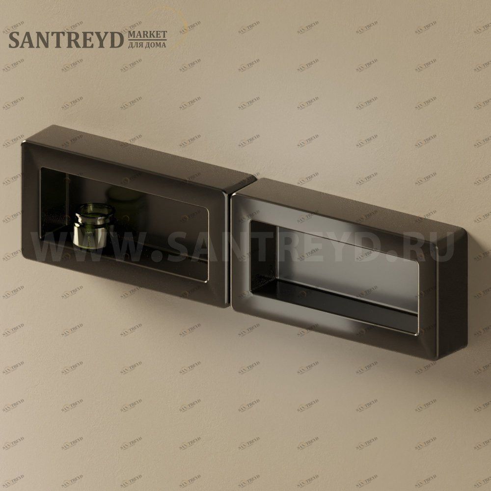 Полка FRAME черная Ceramica Flaminia FR309017