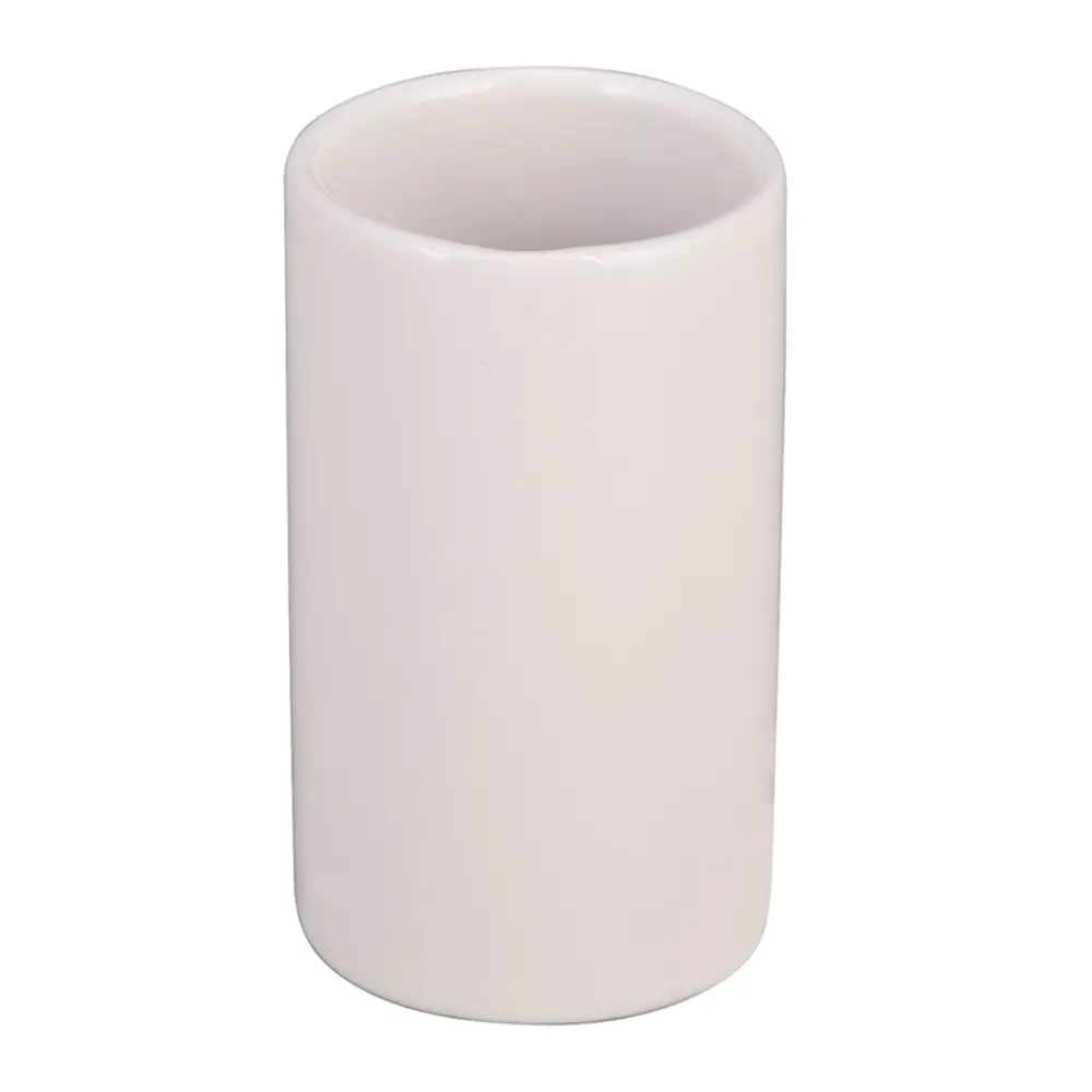 Керамический стакан для зубных щеток SENSEA Essential - белый минимализм 81926400 STLM-0013931 - Вид №2