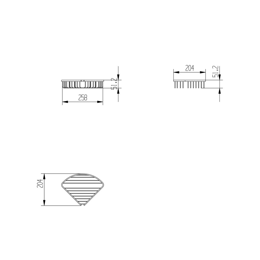 RBK3509 Полка , угловая Raiber  - Вид №2