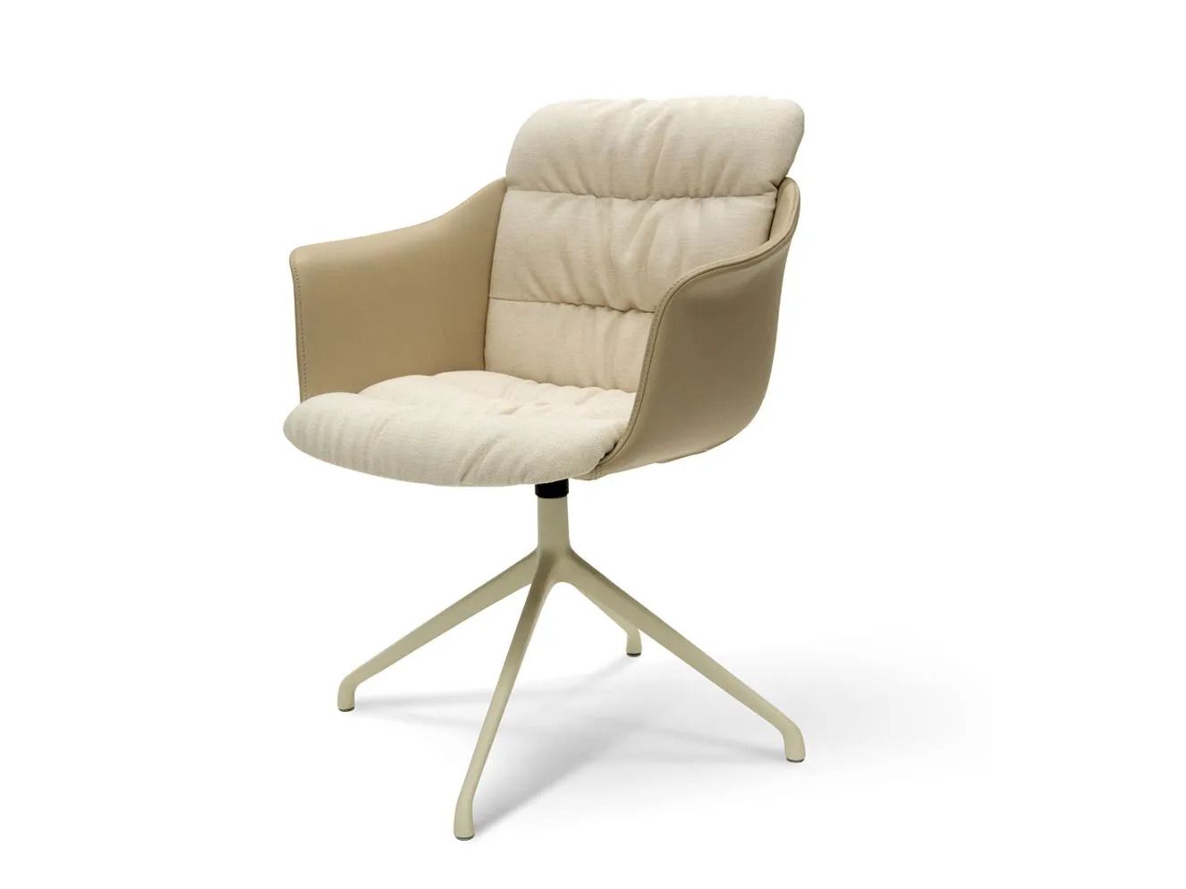 Кожаный поворотный стул с подлокотниками de Sede DS-525 TOSCA ARCH-00131008