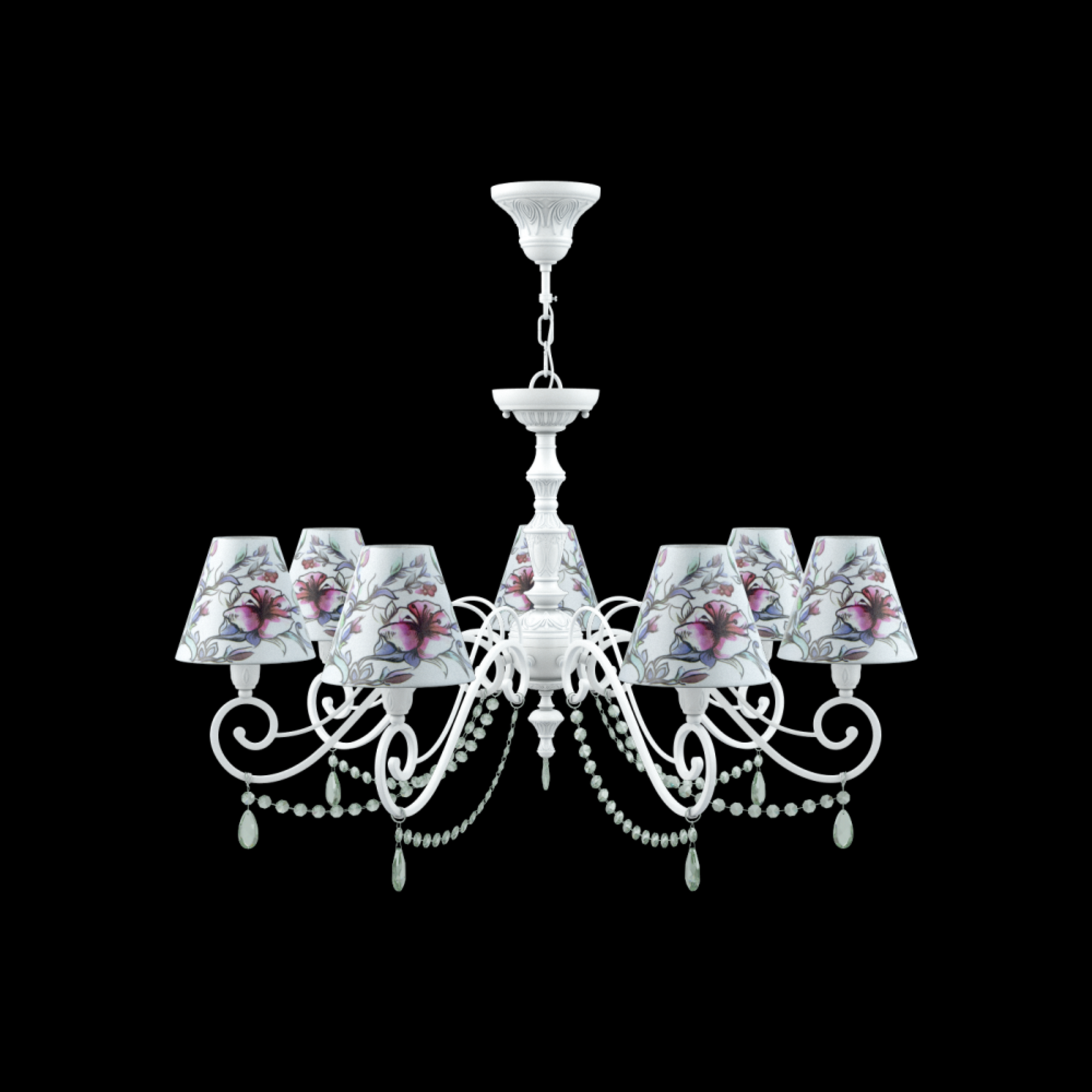 E3-07-WM-LMP-O-13-CRL-E3-07-GR-UP Люстра 19 Maytoni Classic - Вид №1