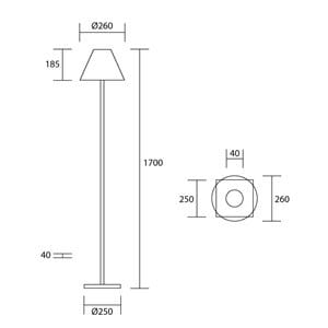 Поликарбонат светодиодный торшер Ghidini Lighting PRAGMA ARCH-00117998 - Вид №4