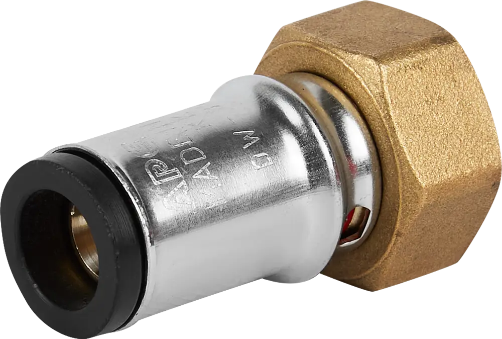 82306157 Муфта комбинированная Stout 1/2"x16 мм ВР латунь SFP-0016-001216 STLM-0024312