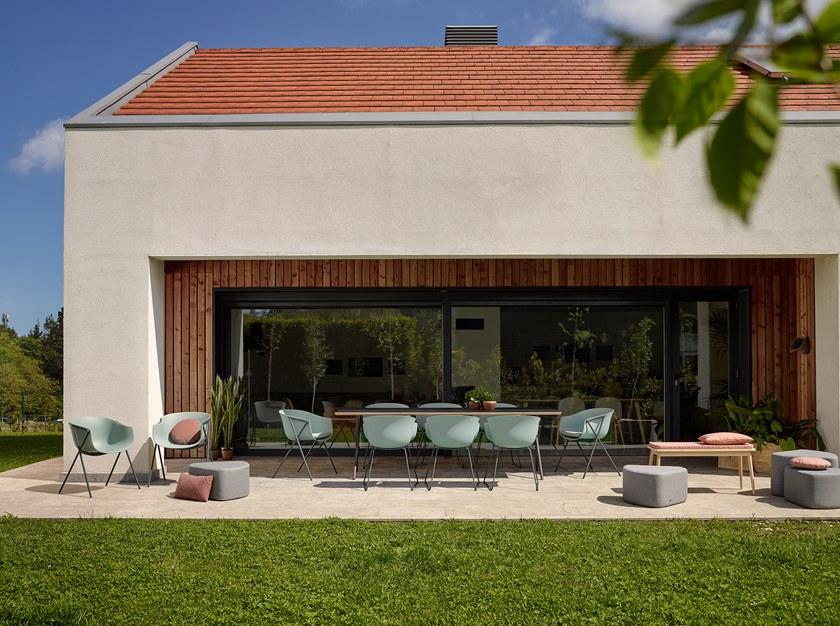 ONDARRETA Тканевый стул на санках с подлокотниками Bai sun-id-1516532 - Вид №8