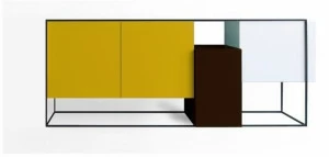 Moca Буфет лакированный с распашными дверцами