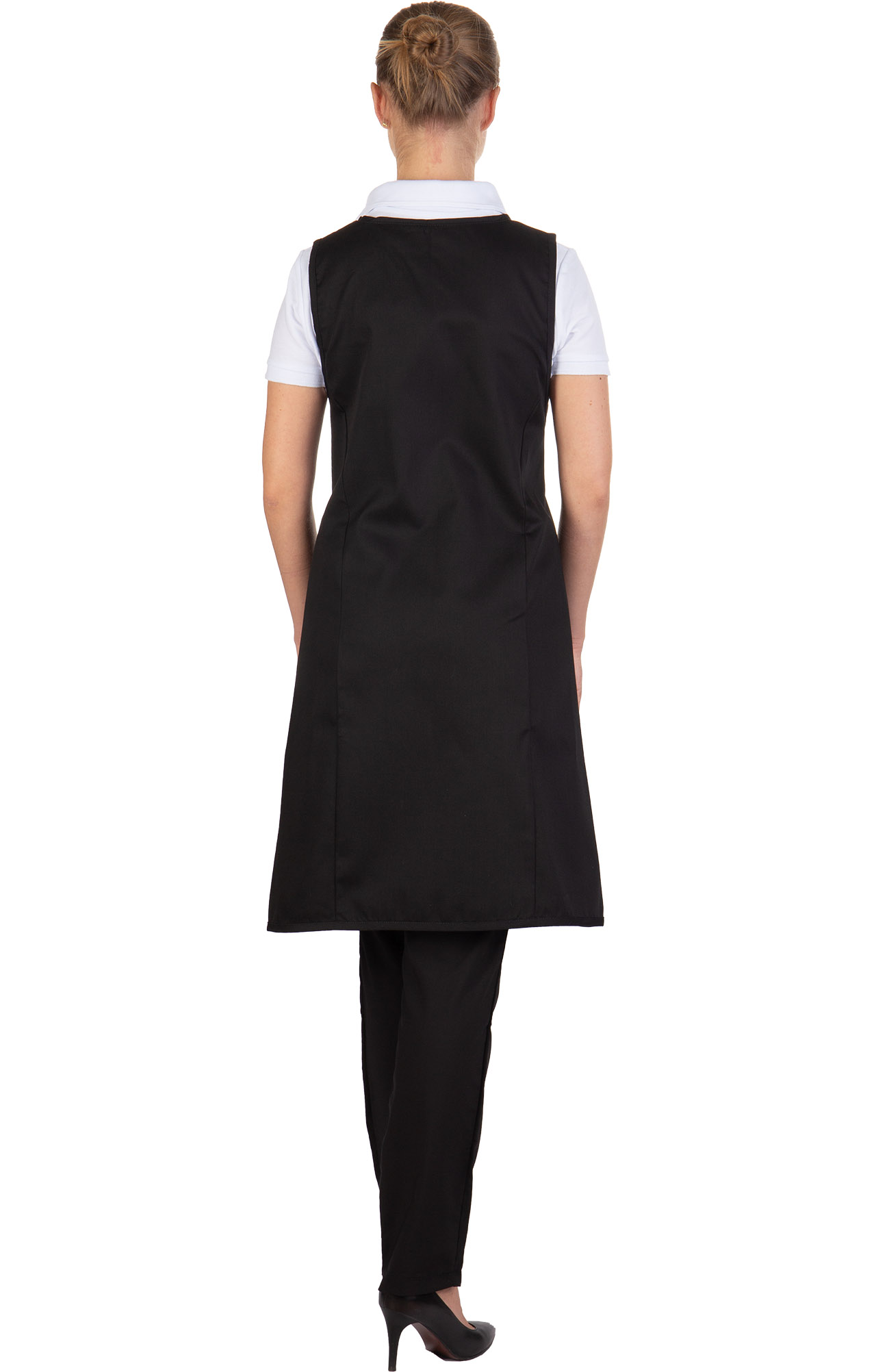 60645 Фартук-накидка black (черный) CAMILLA  Одежда для официантов  размер  - Вид №4