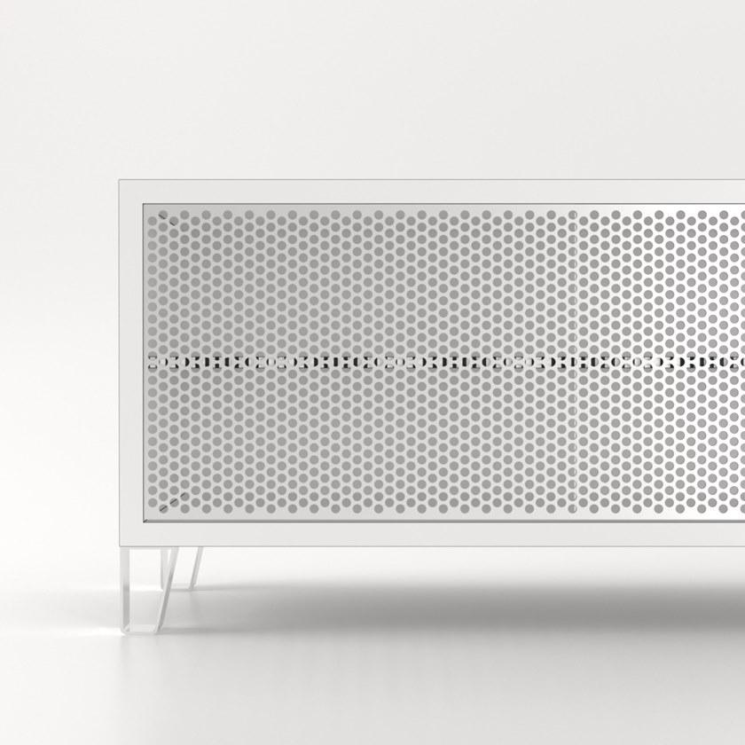 De Rosso Комод из ламината HPL с раздвижными дверцами из перфорированного металла Limited edition sun-id-1373819 - Вид №2