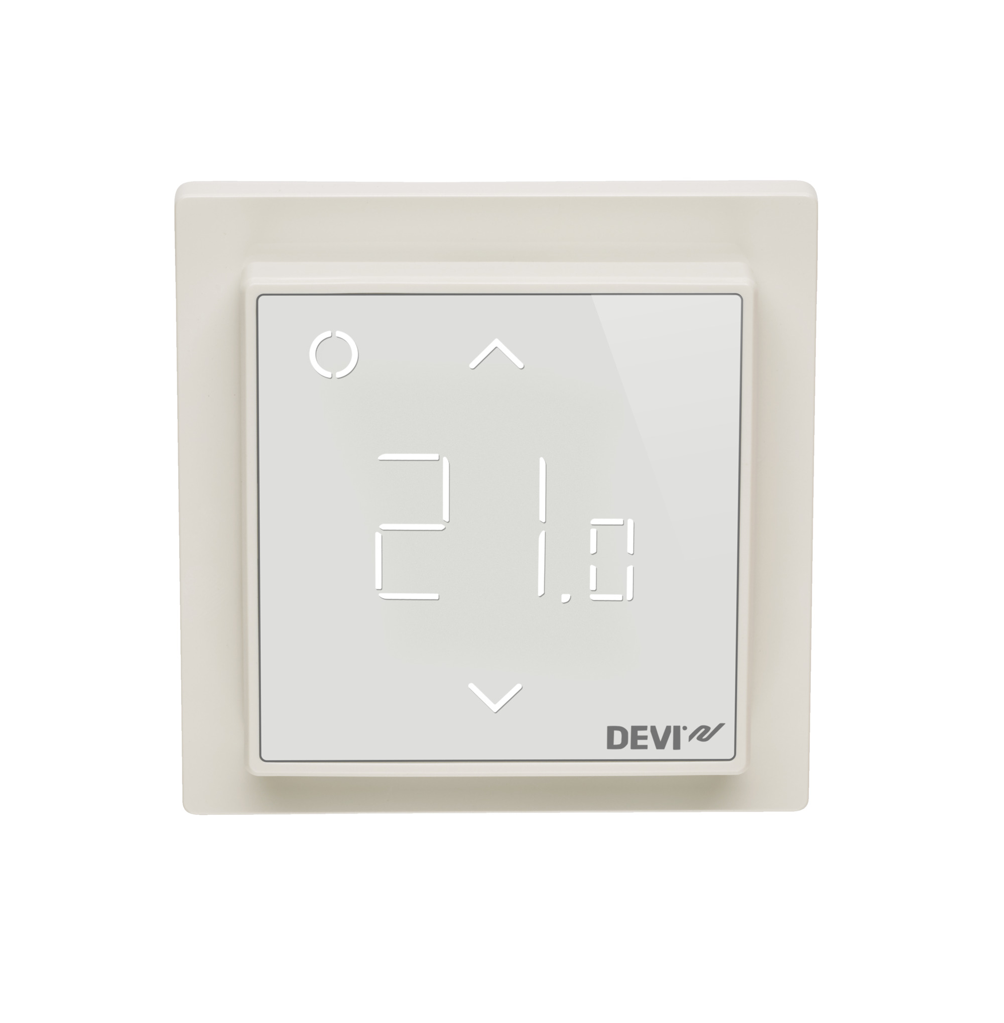 Danfoss DEVIreg™ Smart — программируемый терморегулятор для теплого пола с Wi-Fi DEVIreg Smart терморегулятор бежевый 140F1142  - Вид №2