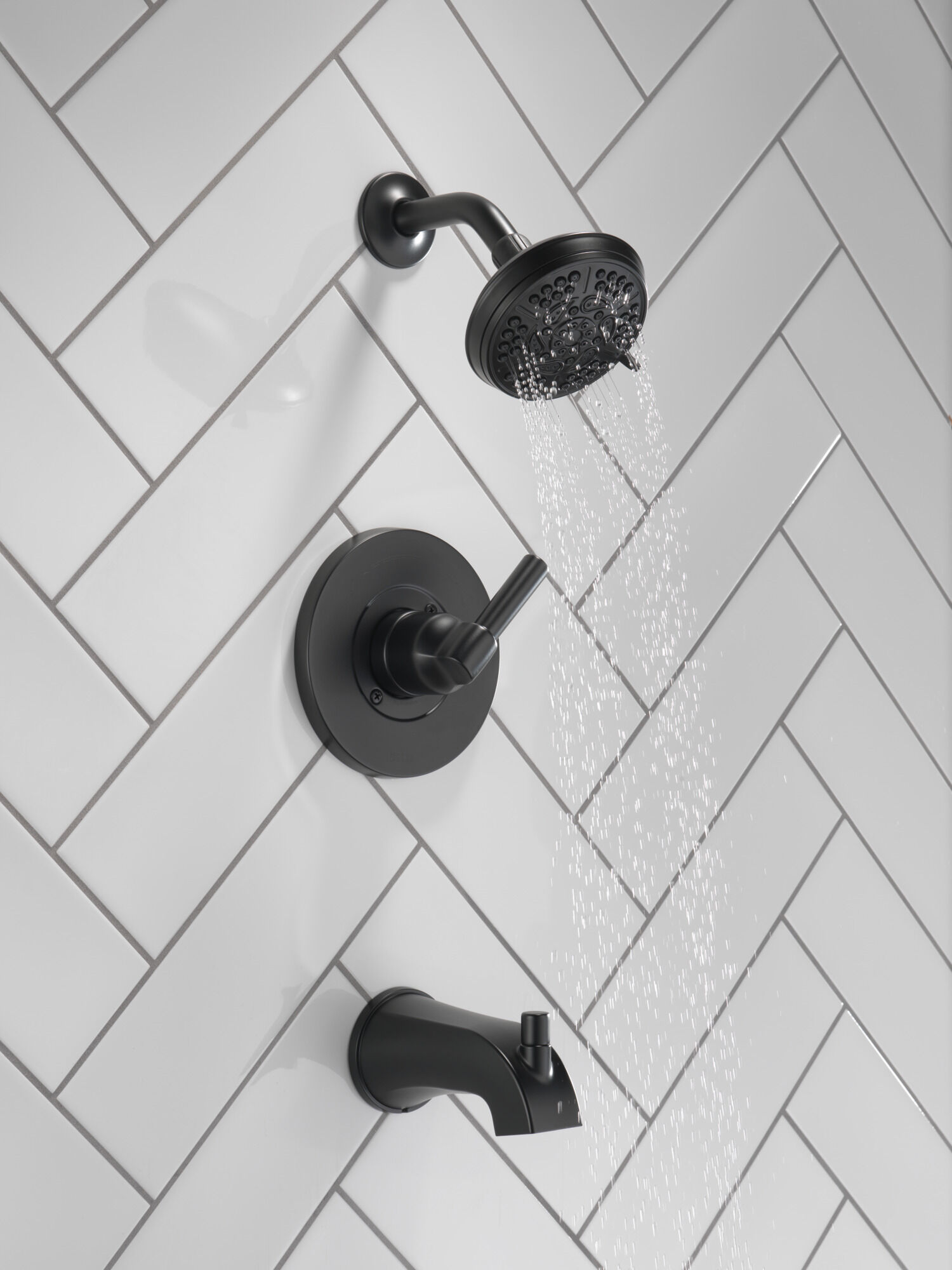 144891-BL Для ванны и душа Monitor® серии 14 Delta Faucet Becker Матовый черный  - Вид №8