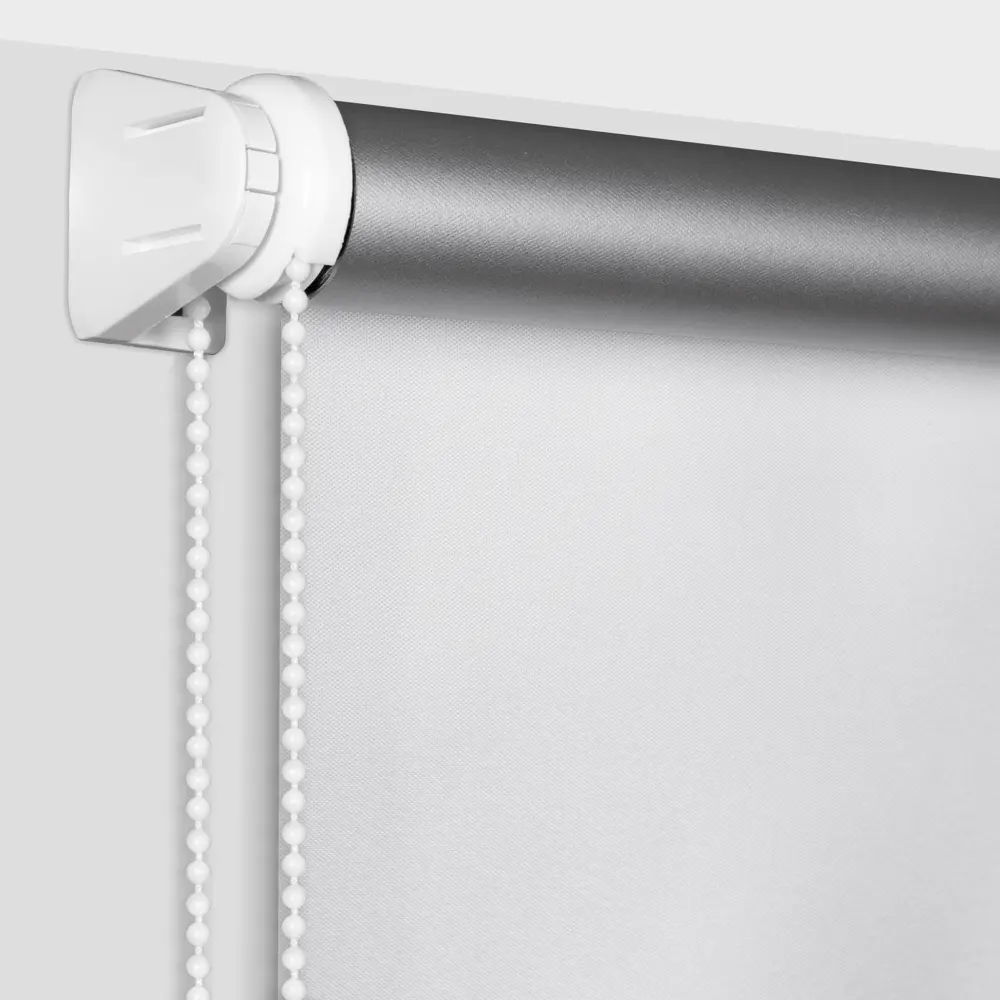 Штора рулонная блэкаут Silver 55x175 см белая 86305136 STLM-2001466 GARDEN BLACKOUT Silver - Вид №1