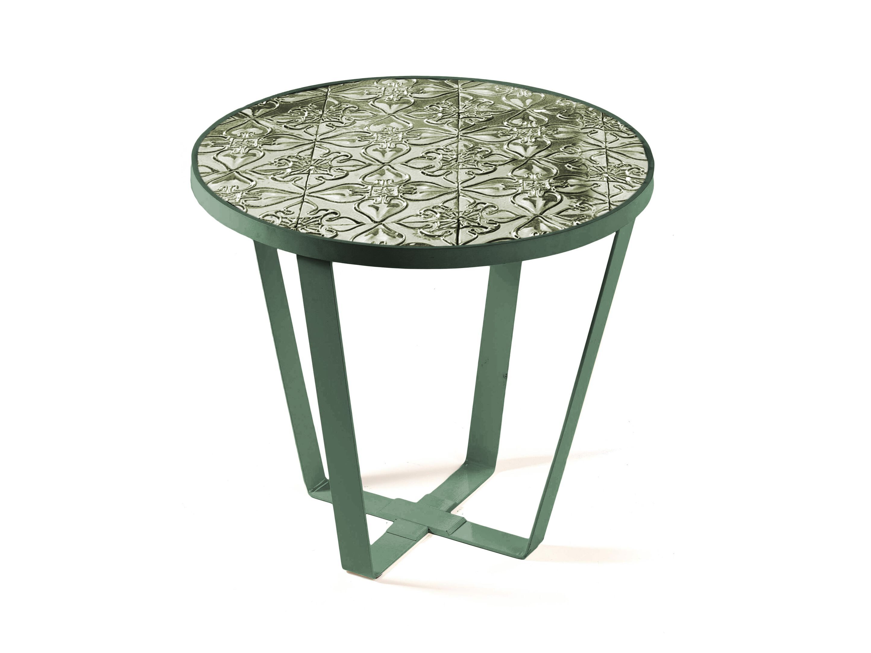 Круглый керамический журнальный столик Mambo Unlimited Ideas Caldas ARCH-00106500 - Вид №1