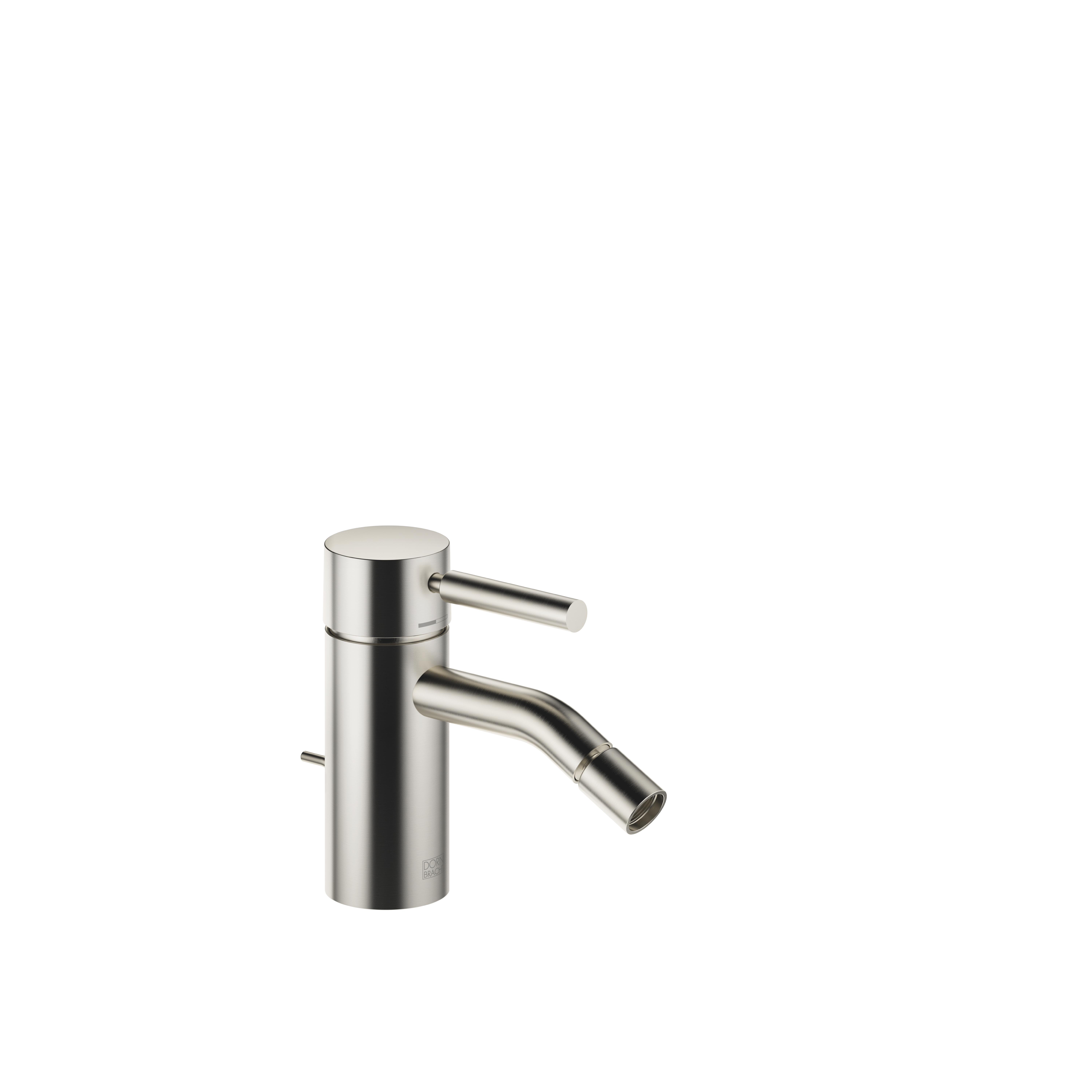 МЕТА Смеситель для биде однорычажный с донным клапаном - Матовая платина DornBracht 33600660-06