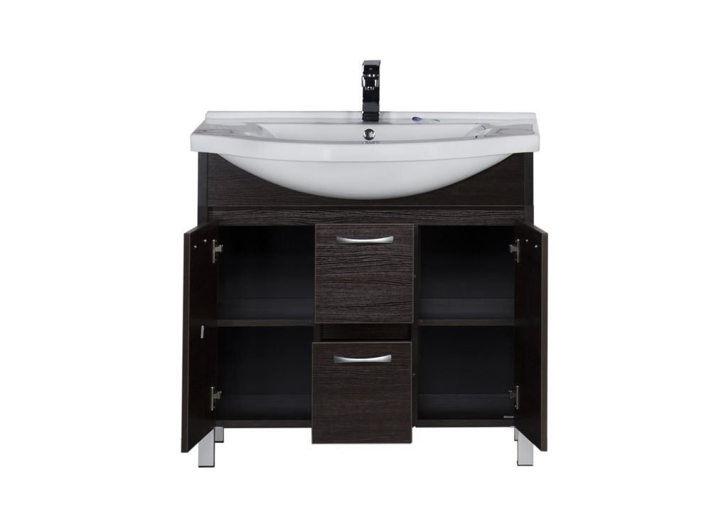 Тумба с раковиной Aquanet Донна 90 венге 0016918000168865 - Вид №2