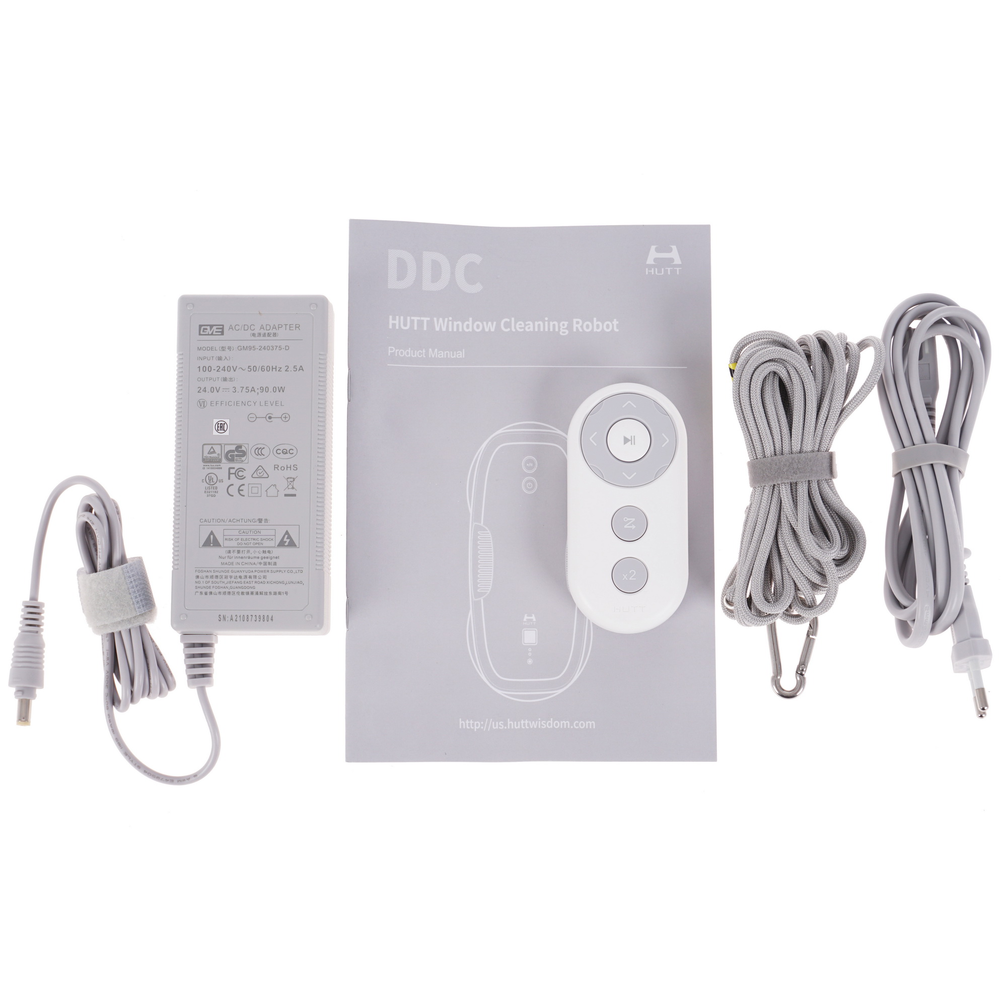 5317445 Робот-мойщик окон Hutt DDC55 белый STDN-0139986 - Вид №7