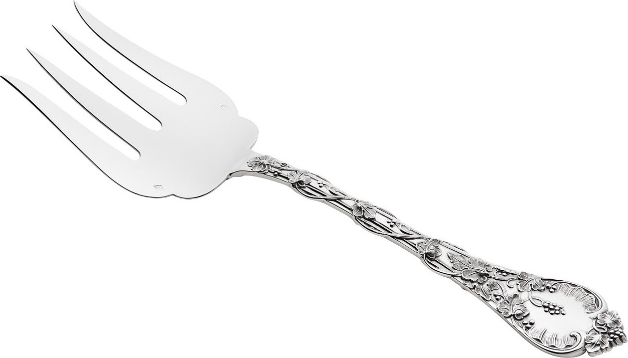 83163 Odiot Вилка для рыбы сервировочная Odiot "Демидофф" 23,7см (серебро 925) Серебро 925 