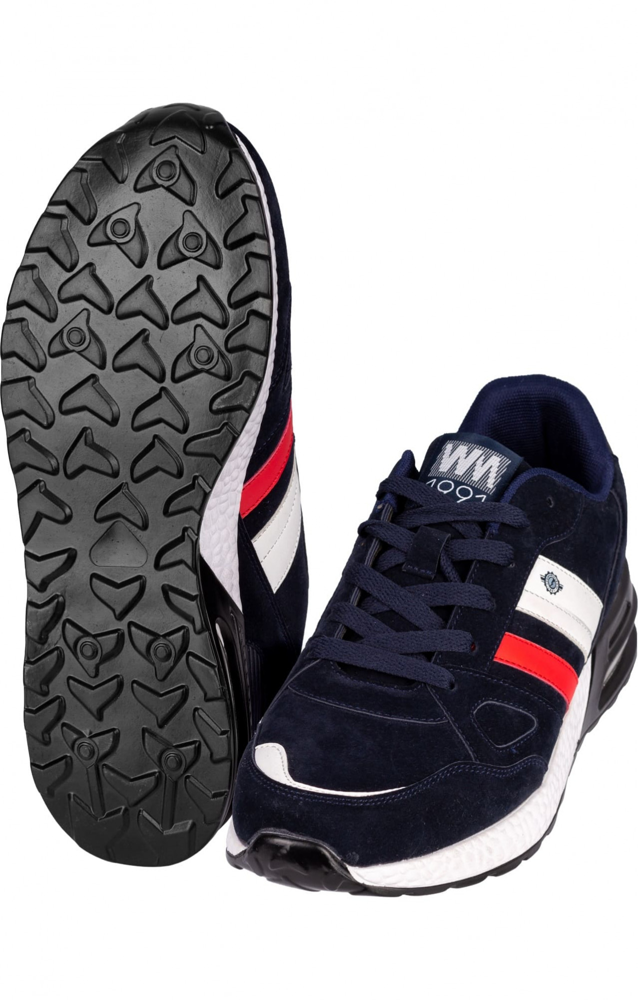 4957504 Кроссовки  Oceanic (сине-красные) WorkMax  Летняя обувь Santreyd 