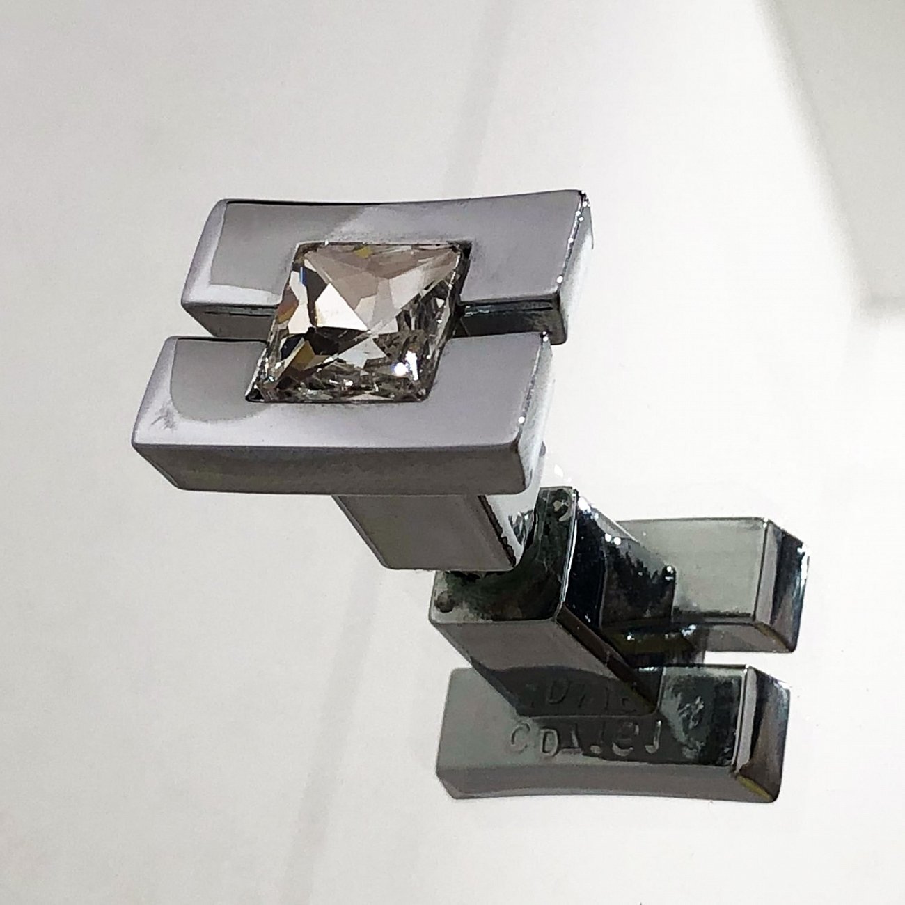 Тумбочка прикроватная зеркальная с ящиком "Мистик" GRAUM  304066 Зеркальный  - Вид №2