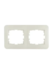 ASTI Рамка 2-ая горизонтальная б/вст крем