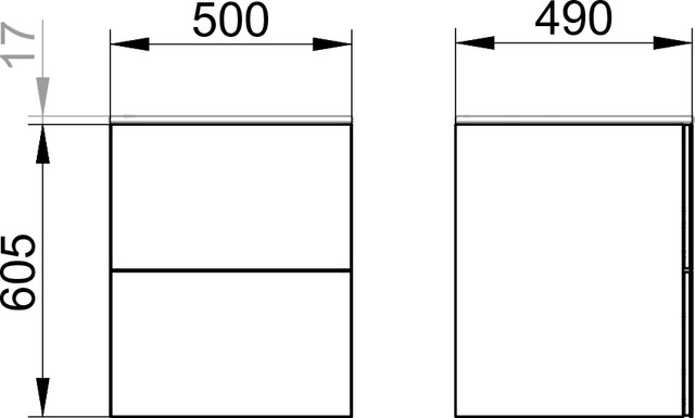 32943970000 Тумба под умывальник KEUCO Plan - Вид №2