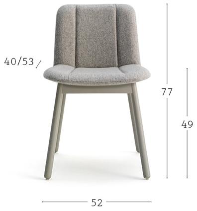 Billiani Стул из ткани Hippy 635 - Вид №9