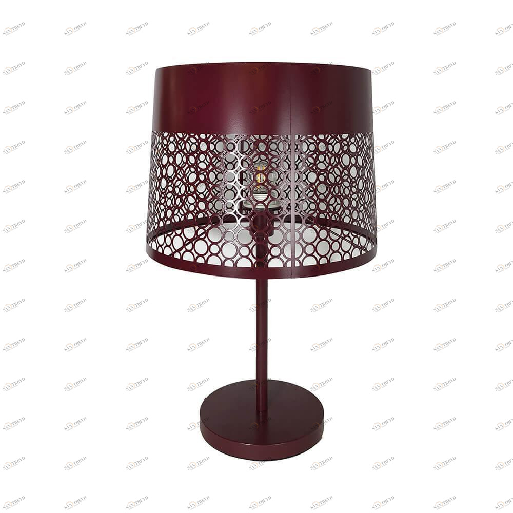 Лампа настольная бордовая Seven Fires "Карвед" 39103.04.12.01C SEVEN FIRES КАРВЕД 00-3907810 Фиолетовый 
