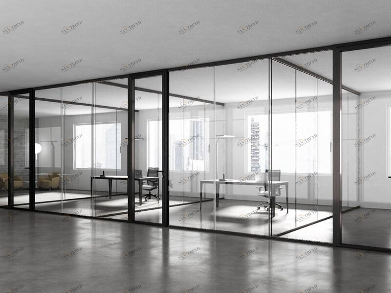 ESTEL GROUP Мобильная перегородка из закаленного стекла для офиса sun-id-1464530