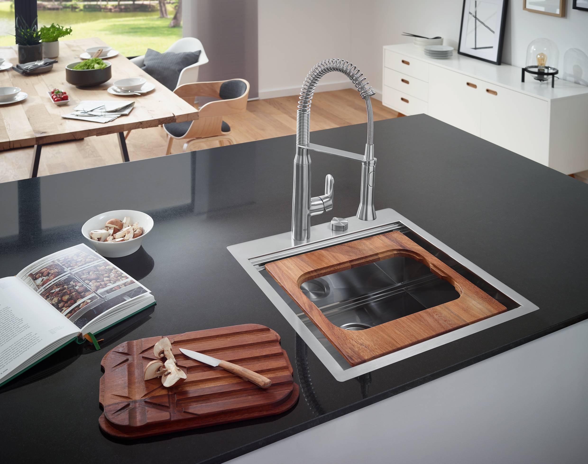 31583SD0 Мойка кухонная овальная Grohe K800 - Вид №5