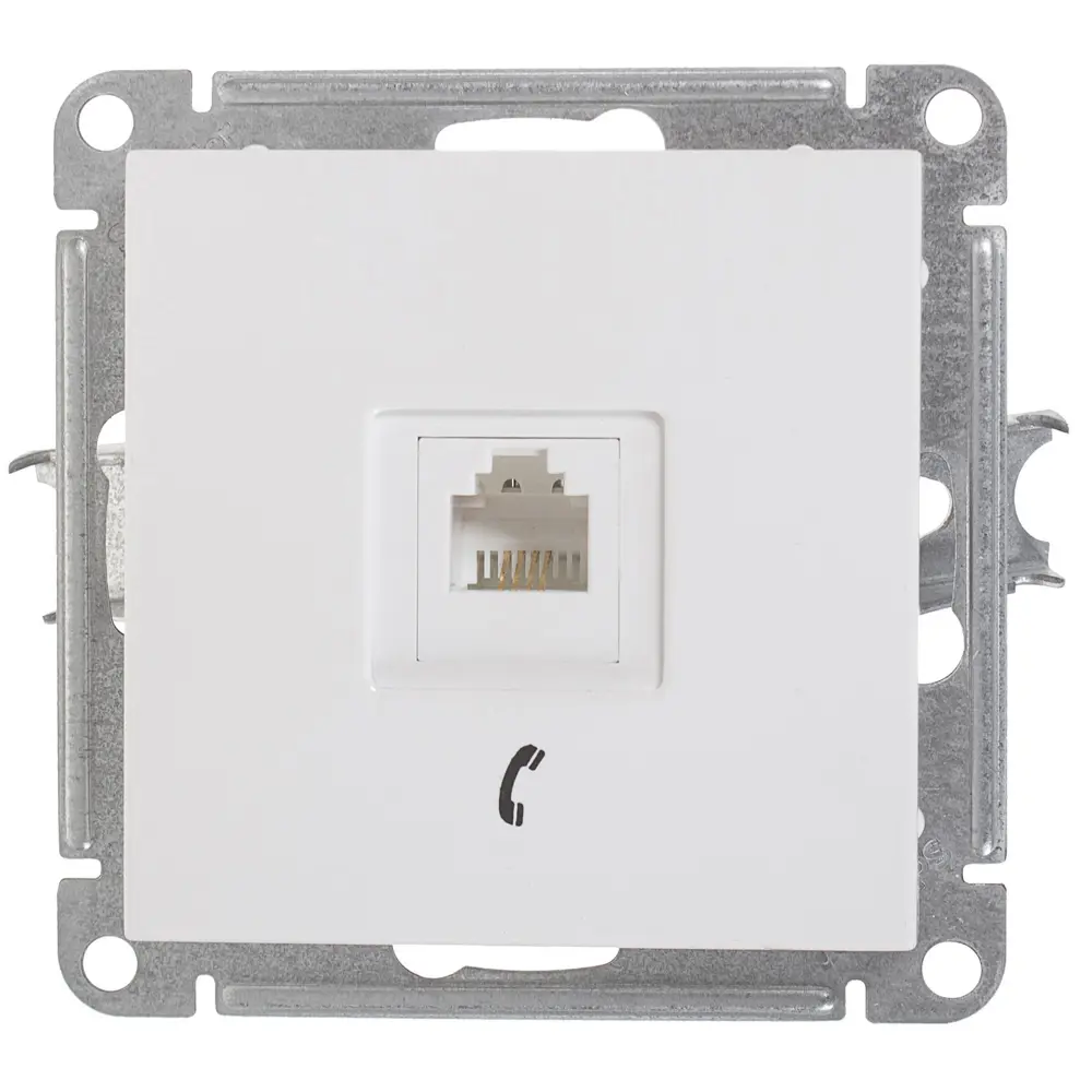 Телефонная розетка SYSTEME ELECTRIC W59 для скрытого монтажа 18799113 STLM-0012738