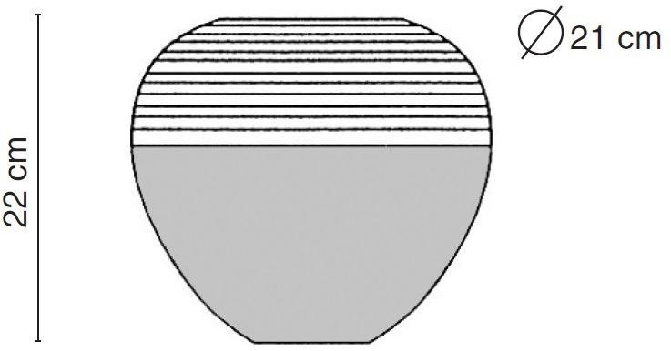 Fos Ceramiche Фарфоровая ваза Antithesis oro e platino sun-id-1477263 - Вид №4