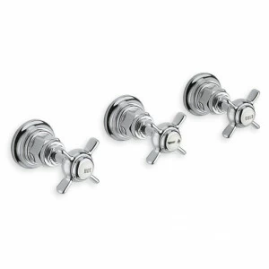 CRILD114 Смеситель для ванны и душа скрытого монтажа на 3 отверстия с переключателем на 2 отверстия Cristina Rubinetterie