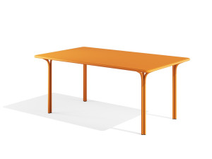 Прямоугольный стальной стол с порошковым покрытием