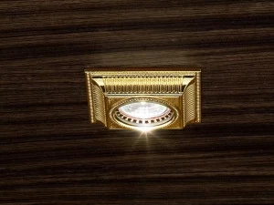 Masiero Полувстраиваемый потолочный светильник из латуни Brass & spots