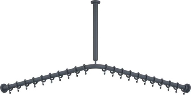 801.34B1061 Карниз с потолочным подвесом HEWI Edition matt | Polyamid 