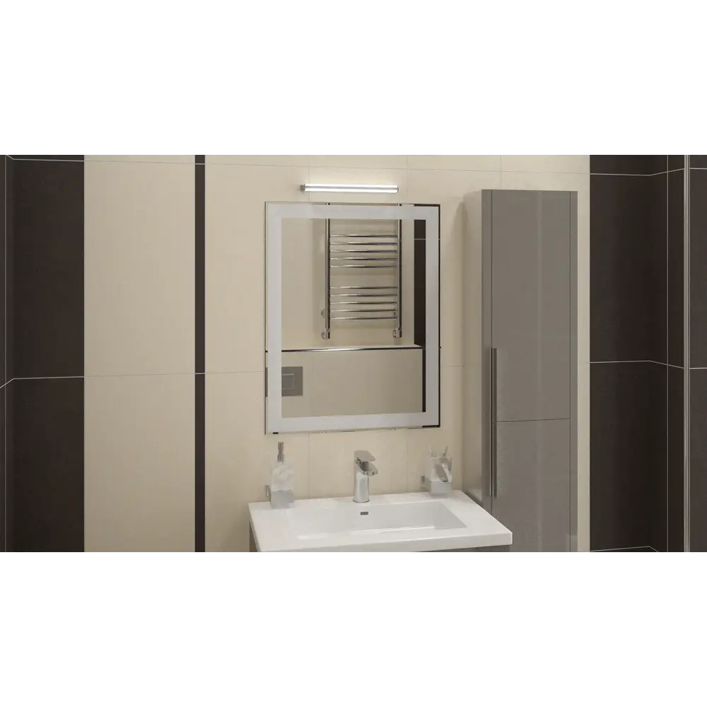 82261799 Зеркало для ванной Сапфир 53.5x68 см цвет прозрачный STLM-0992381 Santreyd - Вид №4