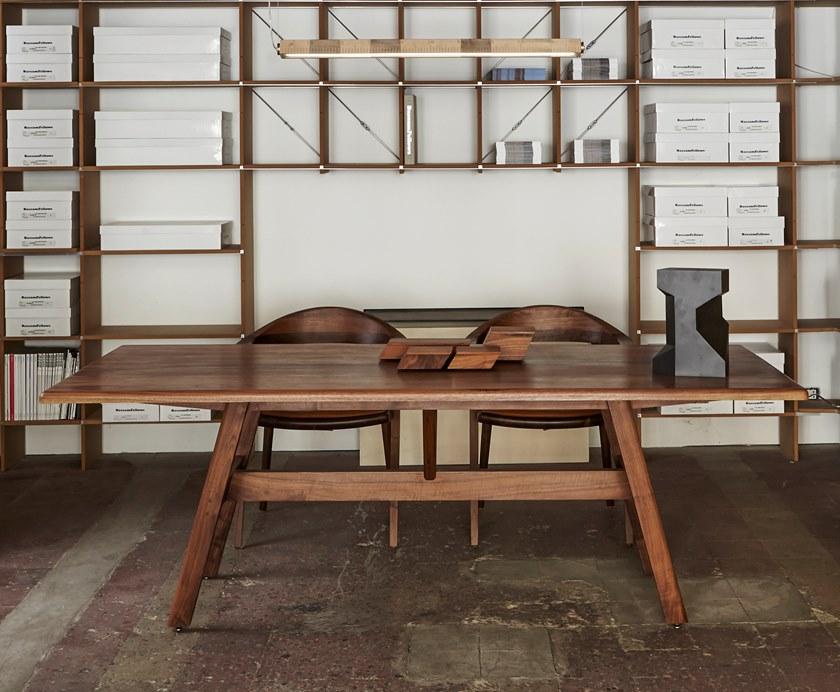 BassamFellows Прямоугольный обеденный стол из массива дерева Kant Cb-392/3/4/5/6 - Вид №3