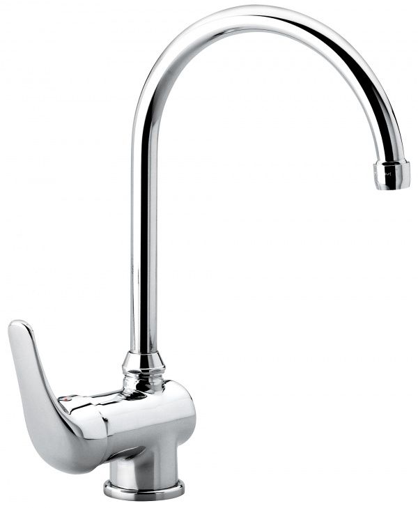 9074CR Высокий смеситель Ambra для кухни, цвет хром EMMEVI