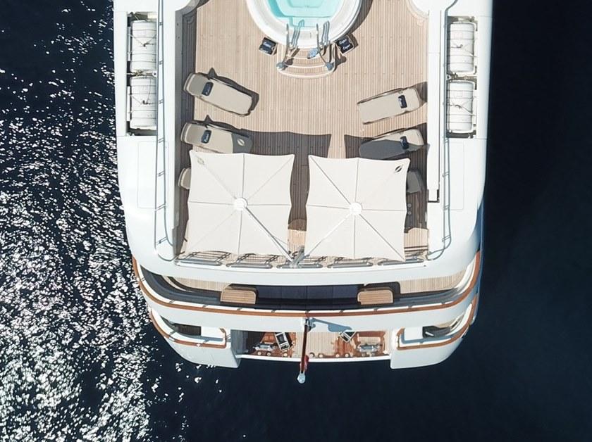 Umbrosa Двойной квадратный алюминиевый зонт с боковой стойкой Spectra sun-id-1356251 - Вид №3