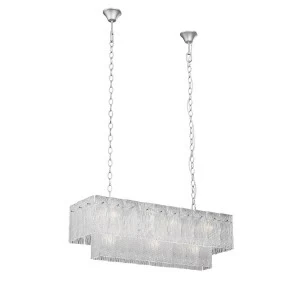 Люстра подвесная серая Vitaluce V5319-9/15 VITALUCE ДИЗАЙНЕРСКИЕ 00-3888467 Прозрачный;серый